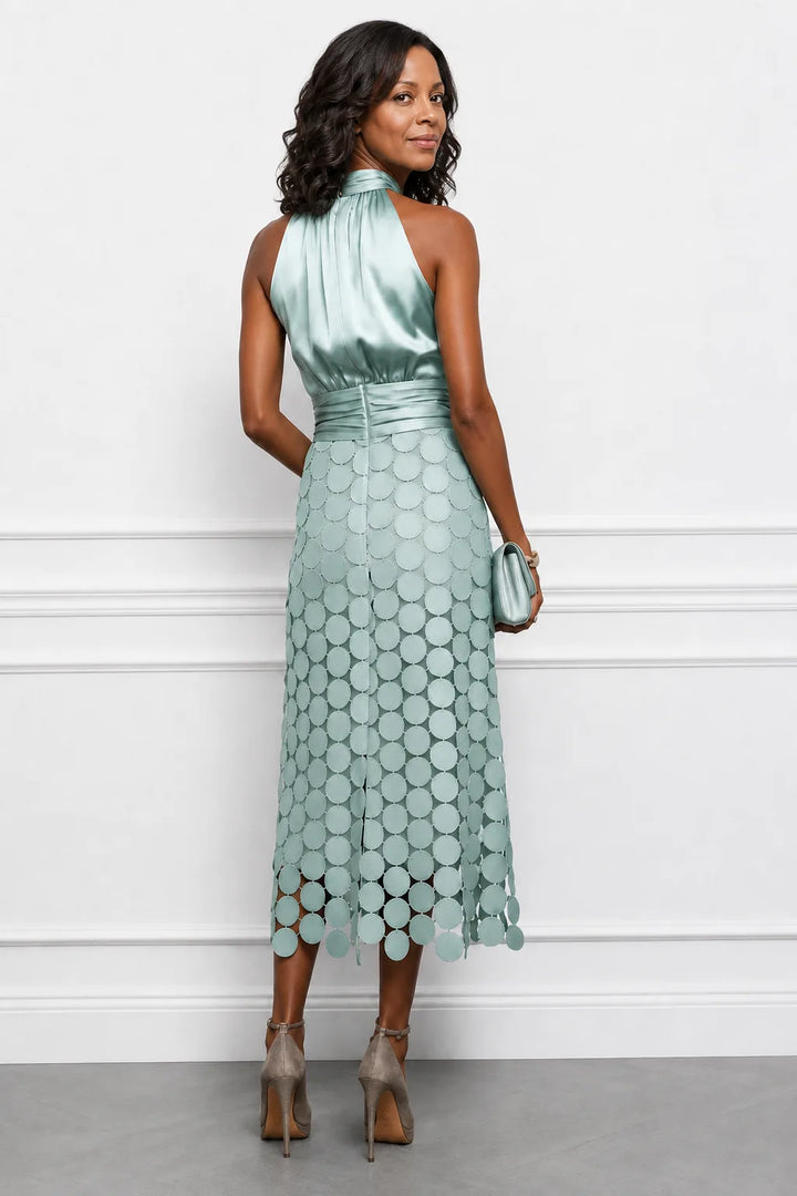 Wunmi | Midi Dress with Bow Detail