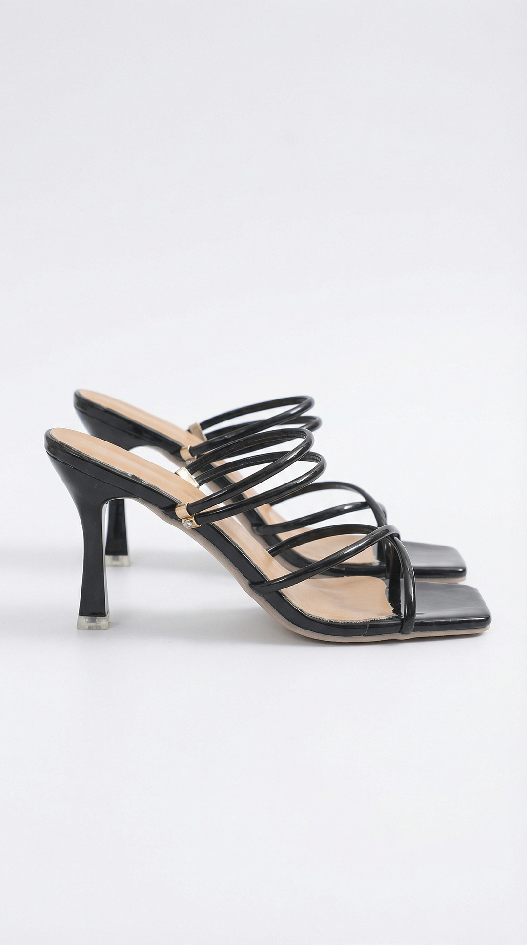 Cherise | Crossover Strap Heeled Sandals