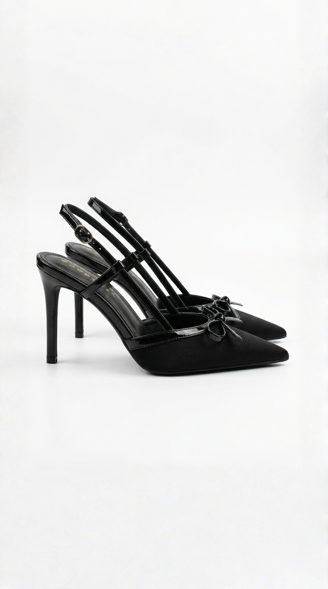 Valora | Satin Bow Slingback Pumps