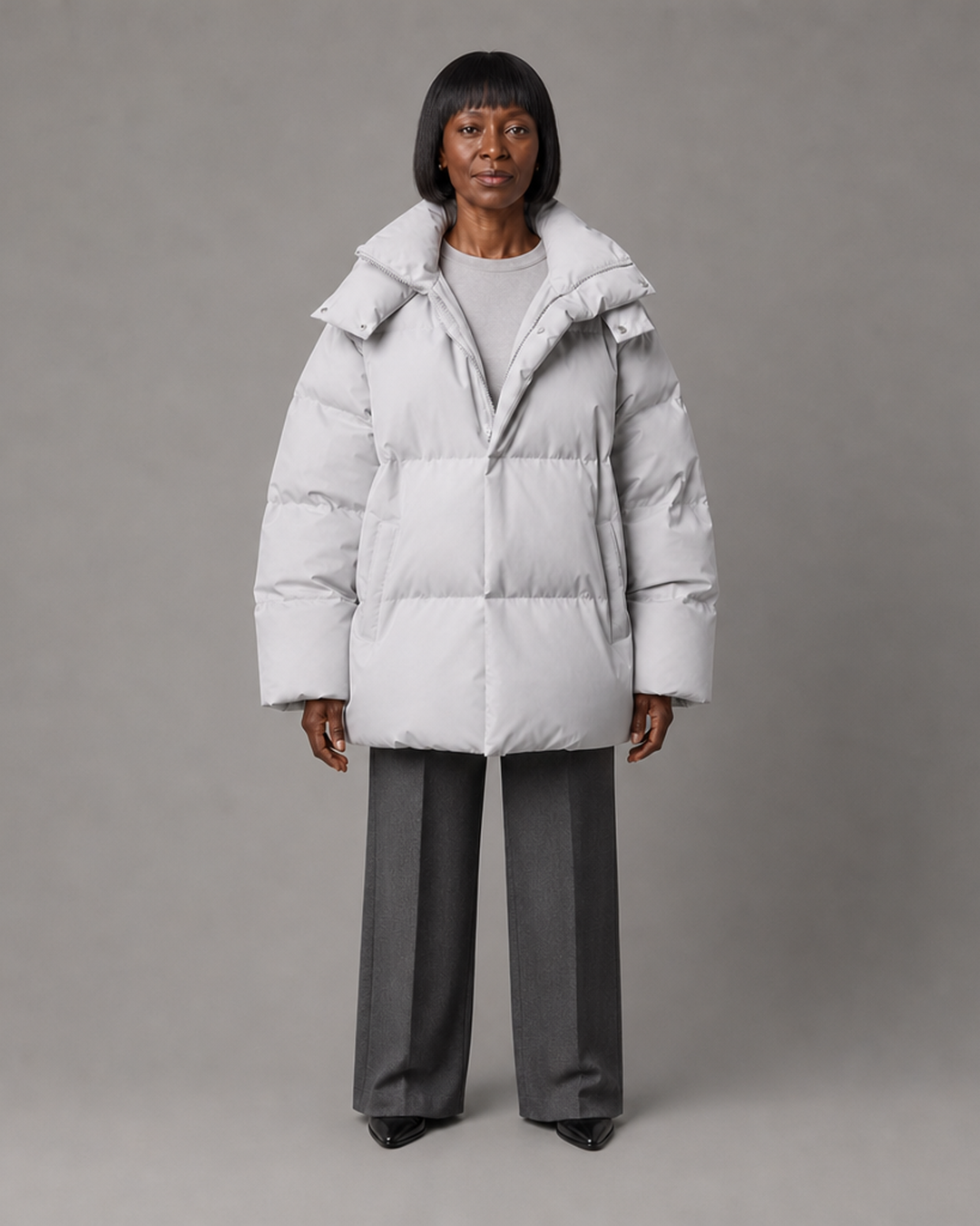 Nia | Loose Cotton Padded Jacket