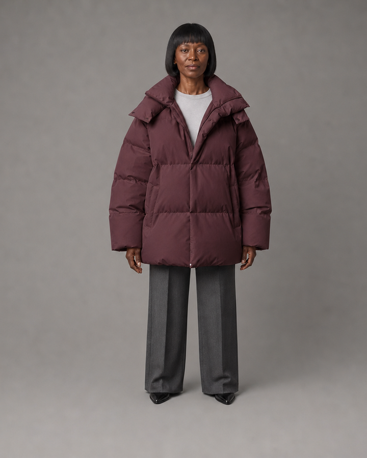 Nia | Loose Cotton Padded Jacket