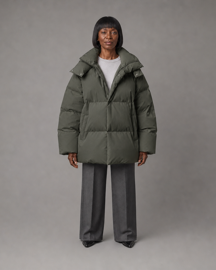 Nia | Loose Cotton Padded Jacket