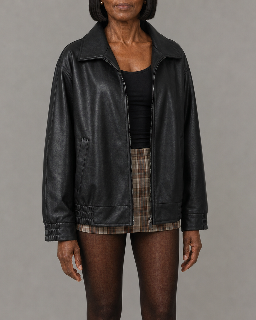Hattie | Relaxed Zip-Up Bomber Jacket