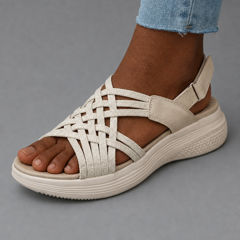 Norah | Woven Comfort Sandals