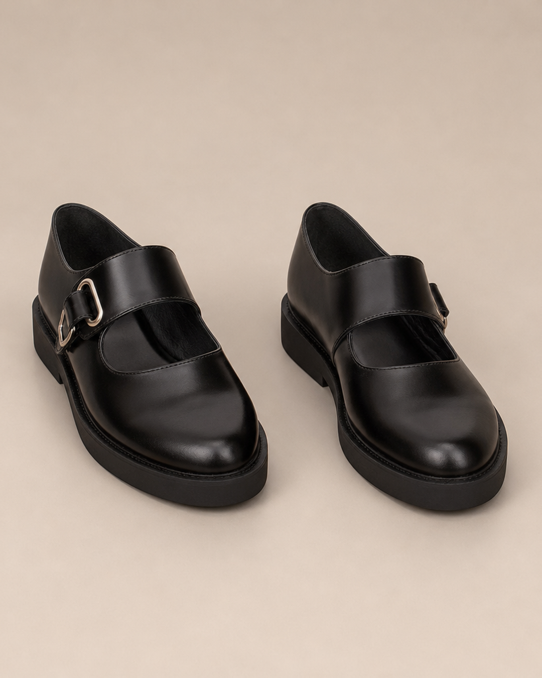 Jeannine | Adjustable Strap Mary Jane Flats