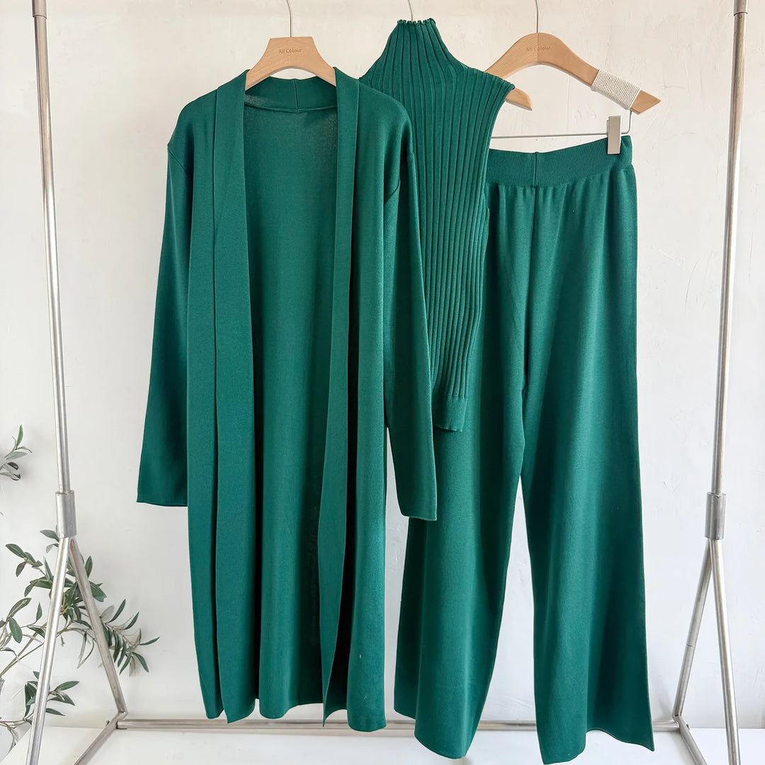 Kamora | Three-Piece Knit Set