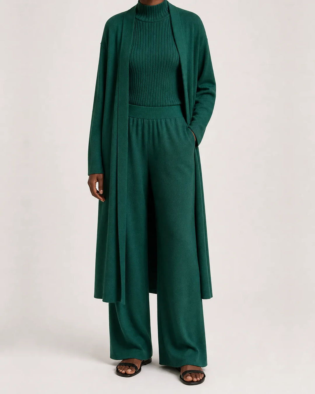 Kamora | Three-Piece Knit Set