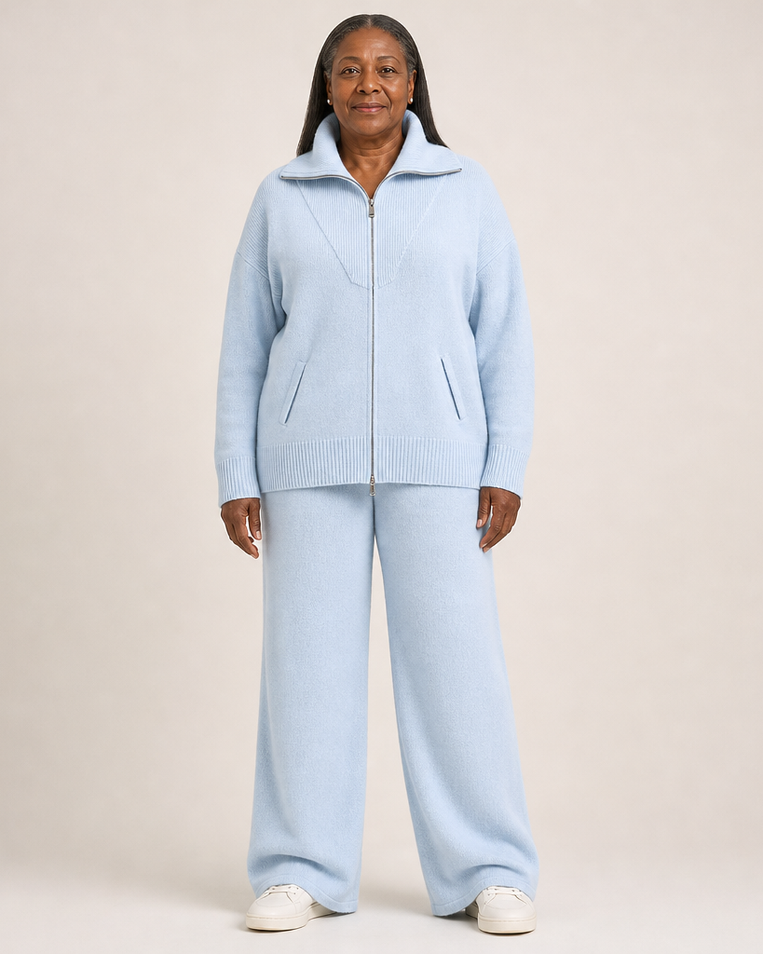 Olivia Klein Cozy Knit Duo