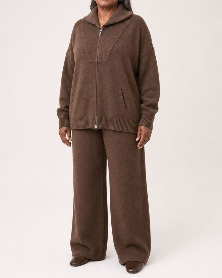 Olivia Klein Cozy Knit Duo