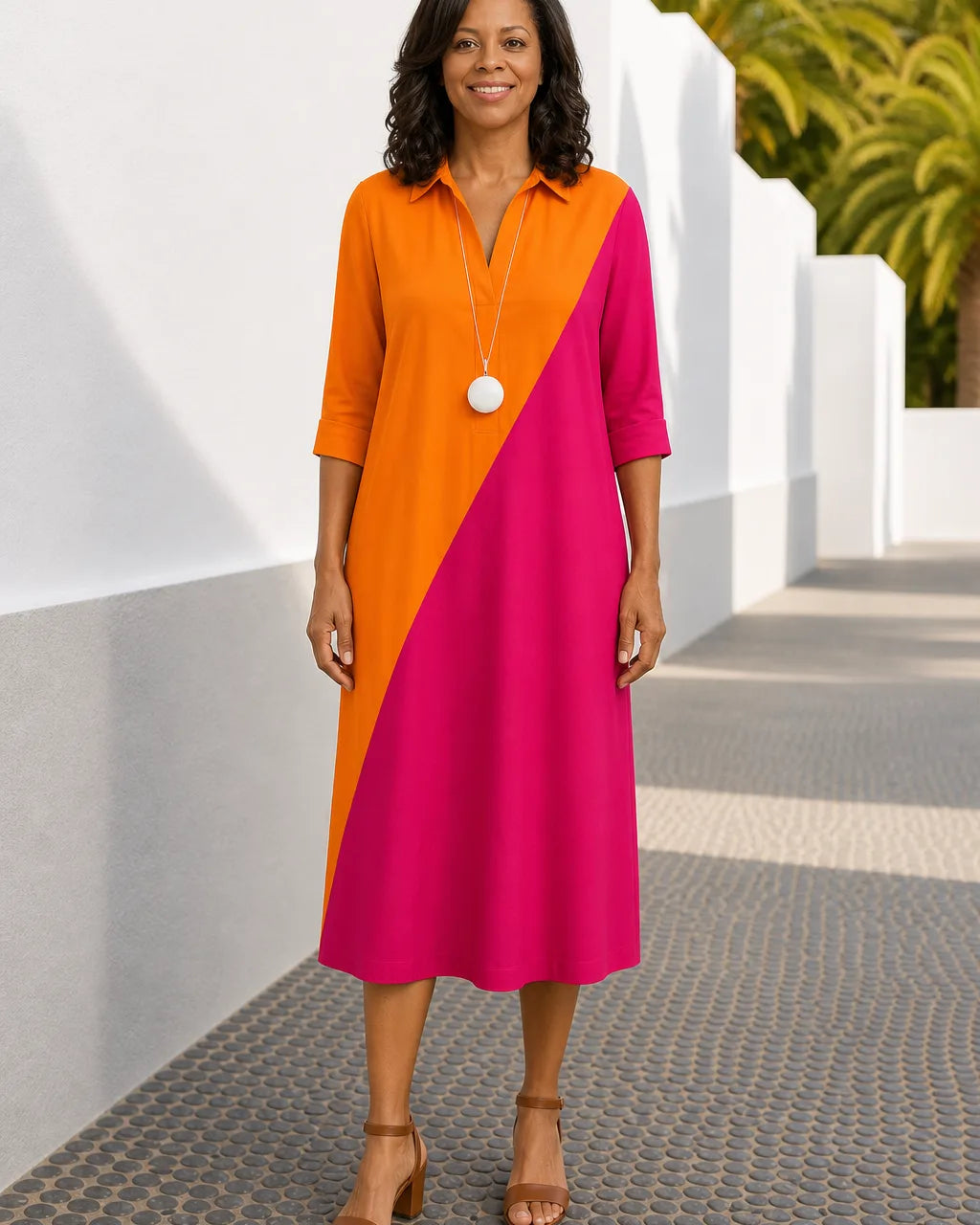 Asha | Comfortable Midi Dress