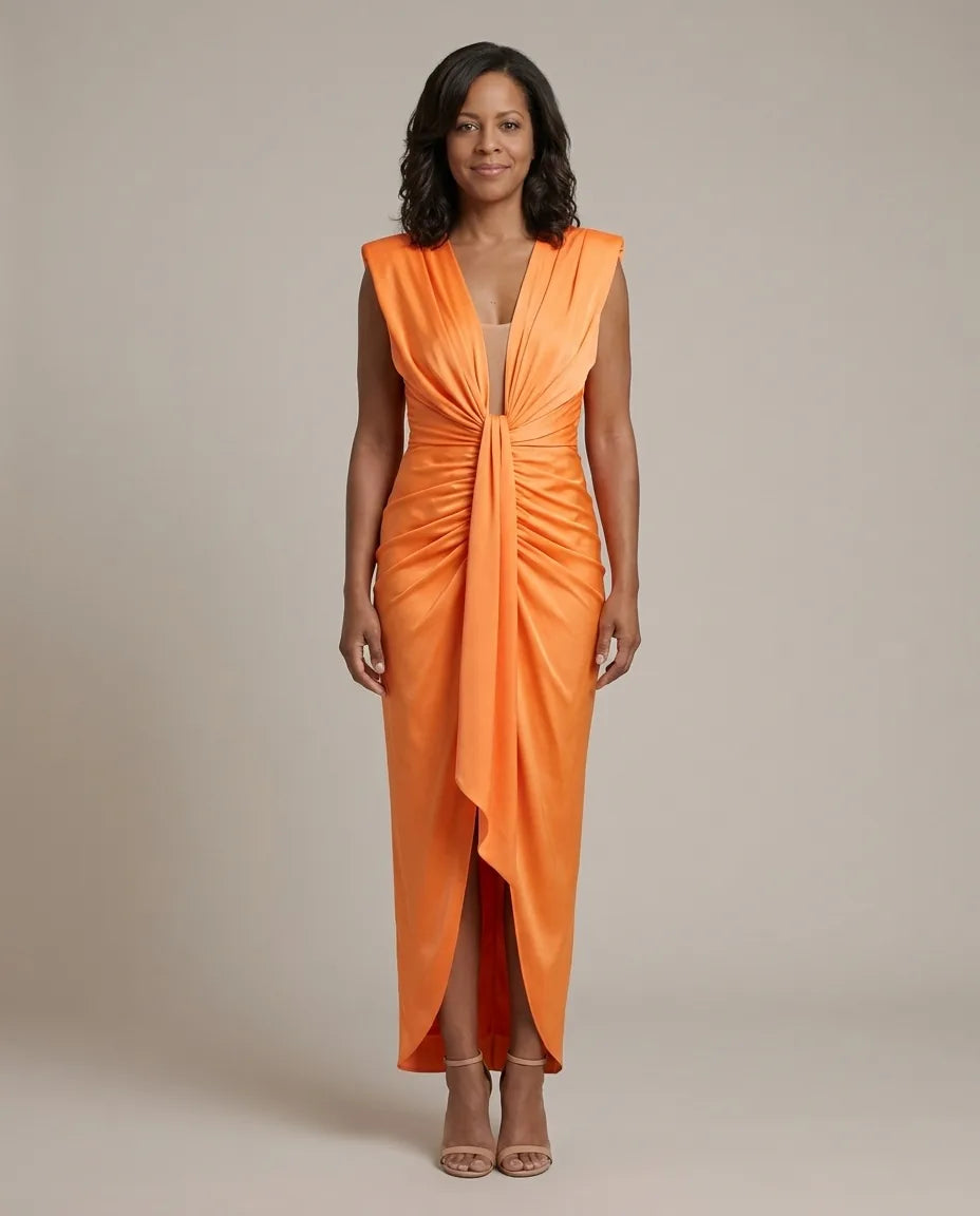 Adeline | Elegant Pleated Dress