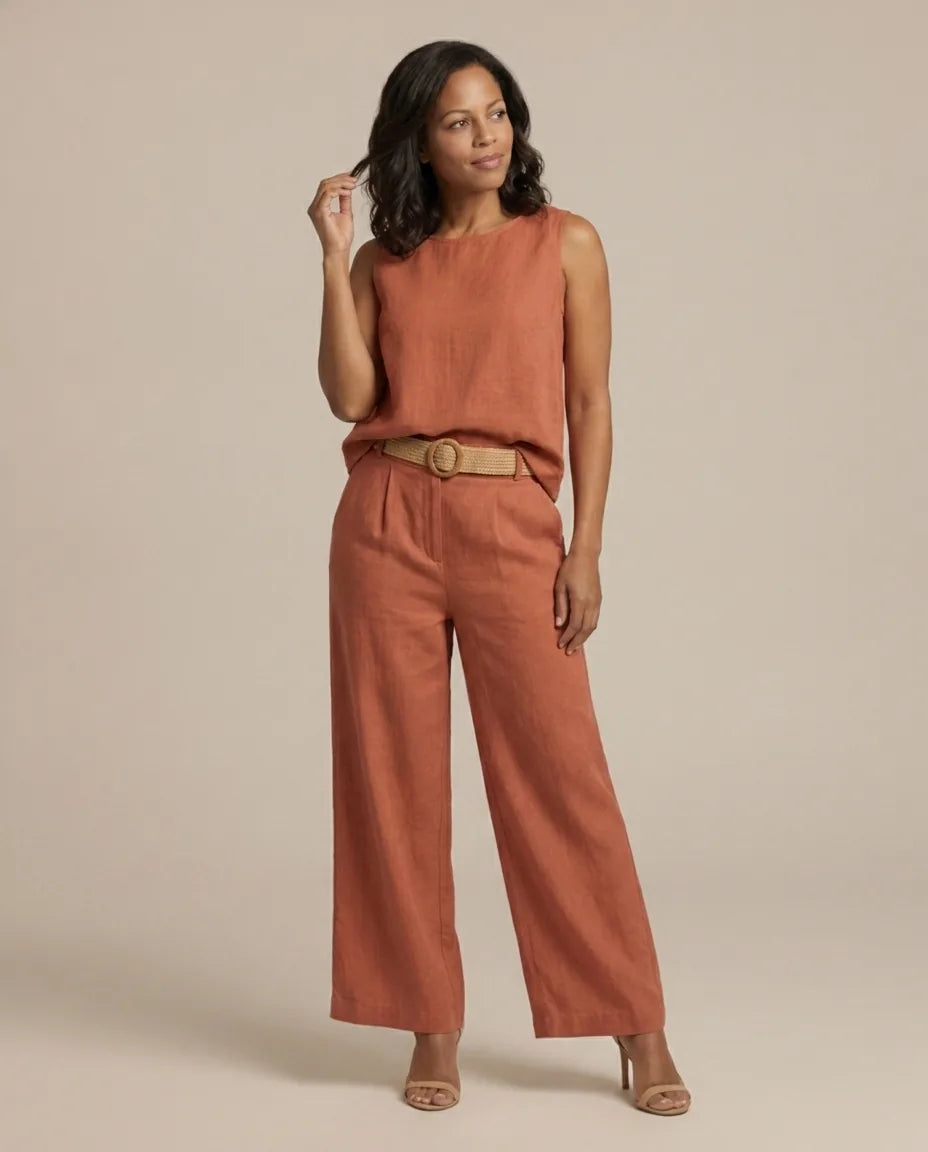 Paloma | Boho Belted Two-Piece Set