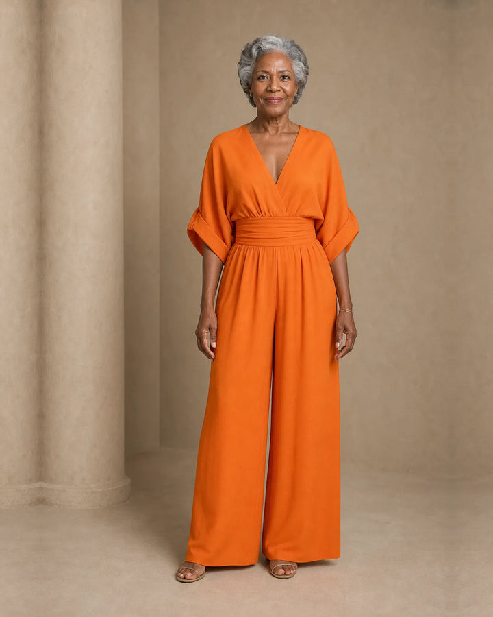 Imani | Jumpsuit to Feel Comfortable and Polished on Your Day.