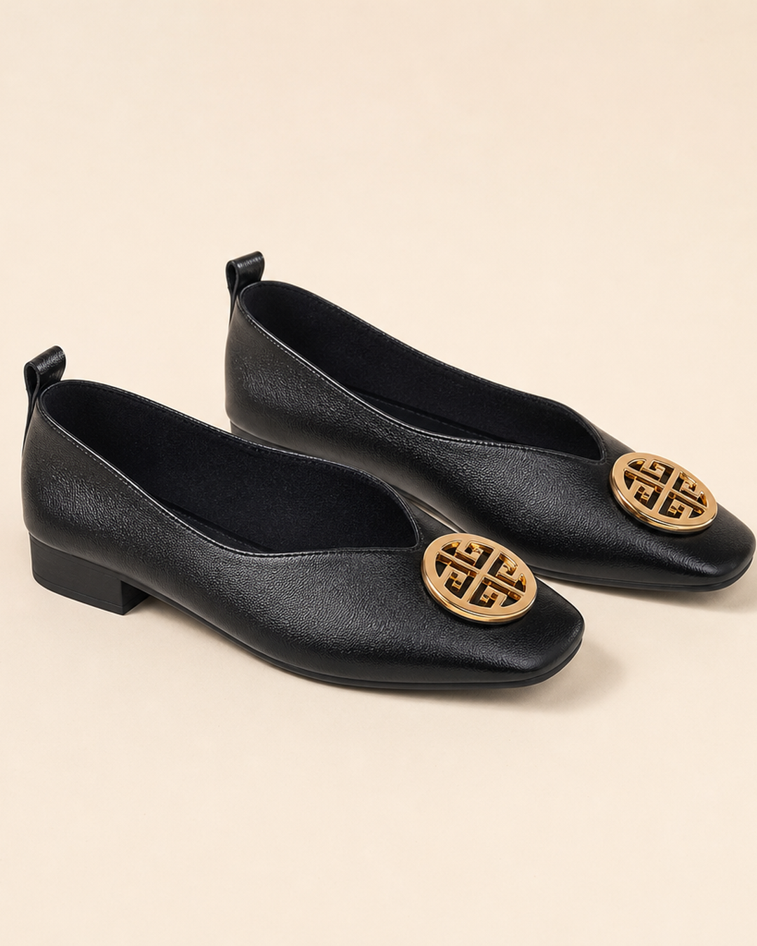 Cara | Square-Toe Flats