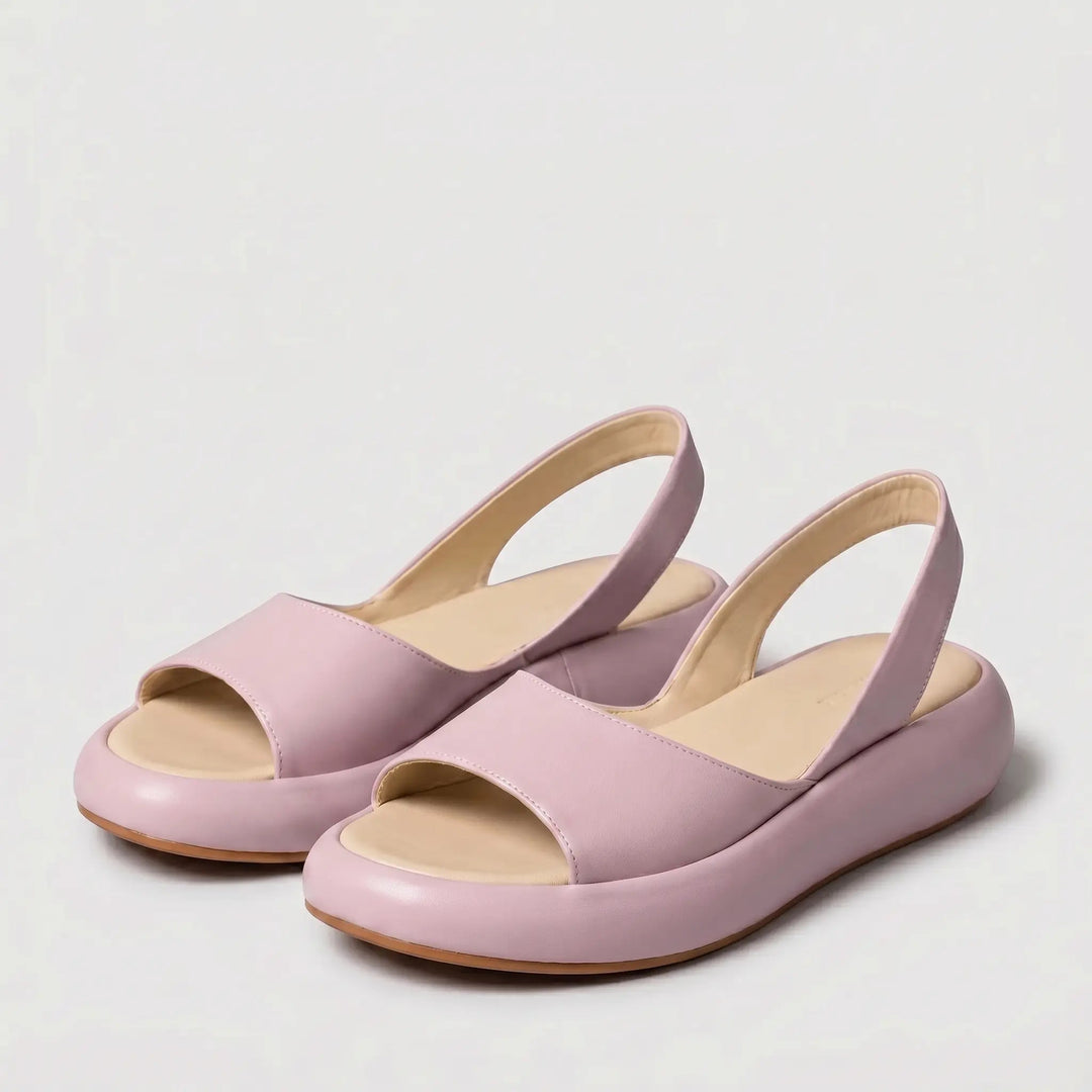 Orla | Cushioned Slingback Sandals — Pink