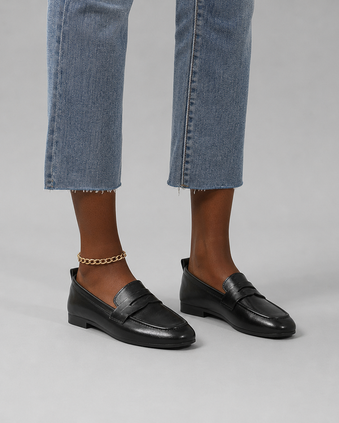 Erma | Square-Toe Penny Loafers