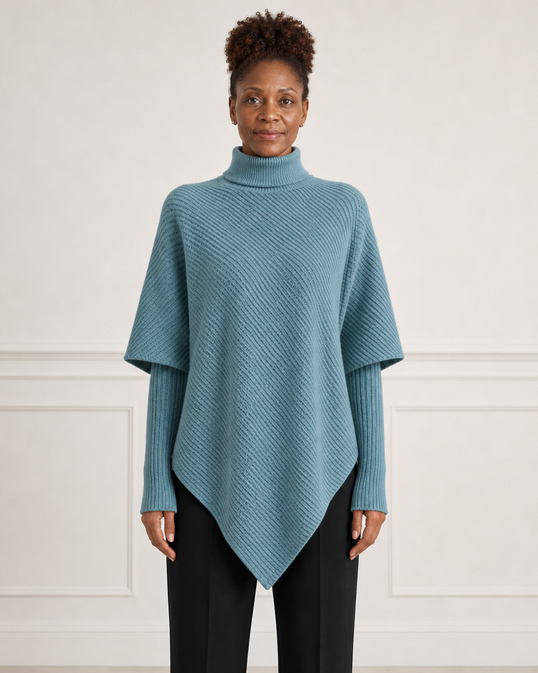 Melba | Oversized Sweater With Turtleneck