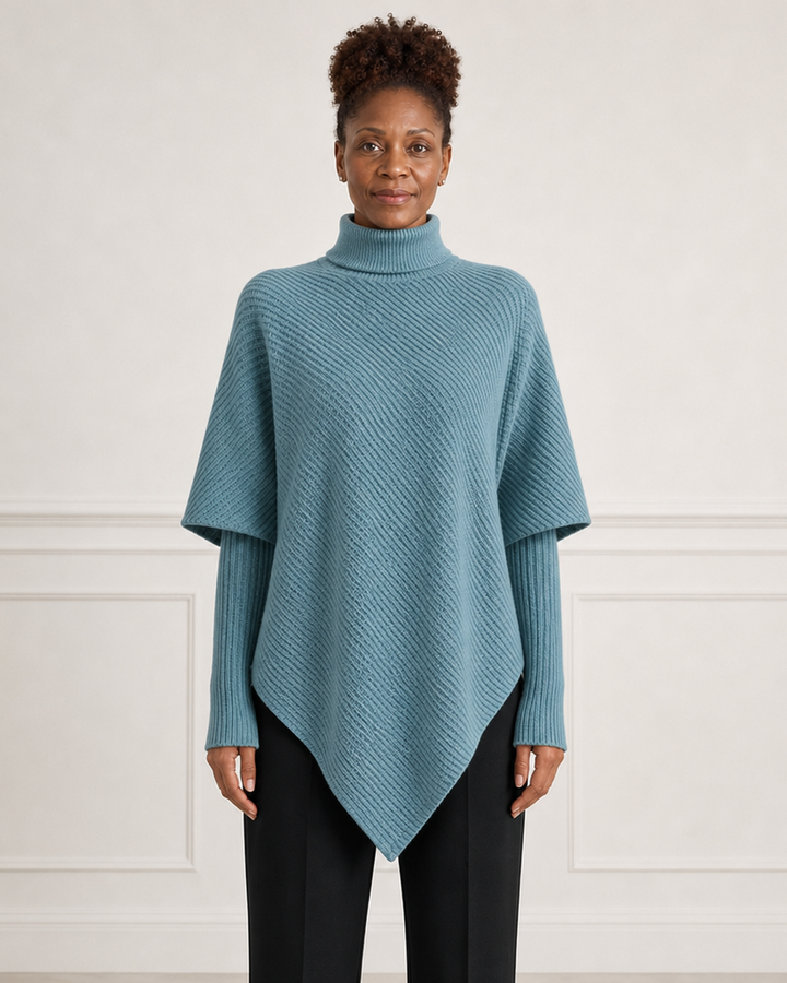 Melba | Oversized Sweater With Turtleneck