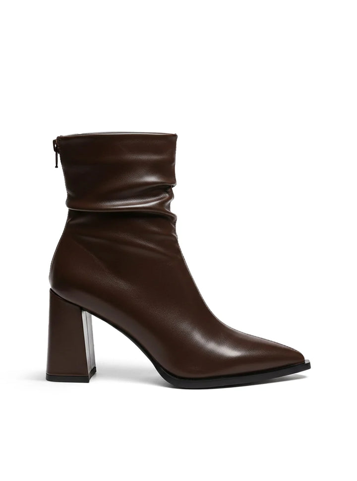 Fama | Leather Ankle Boots