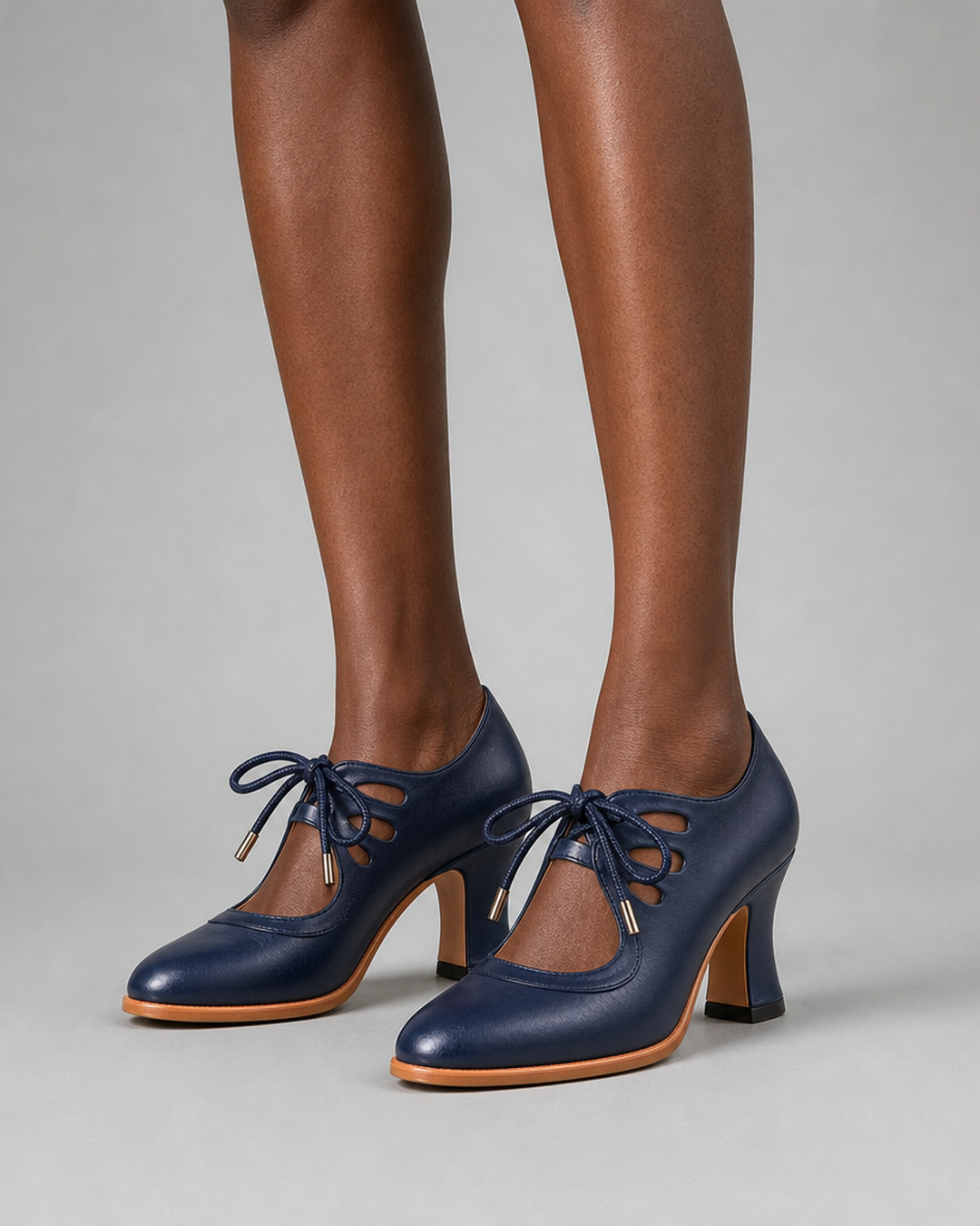 Philomène | Escarpins à lacets vintage