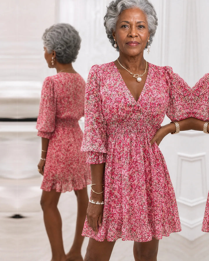 Sunna | Elegant Floral Dress