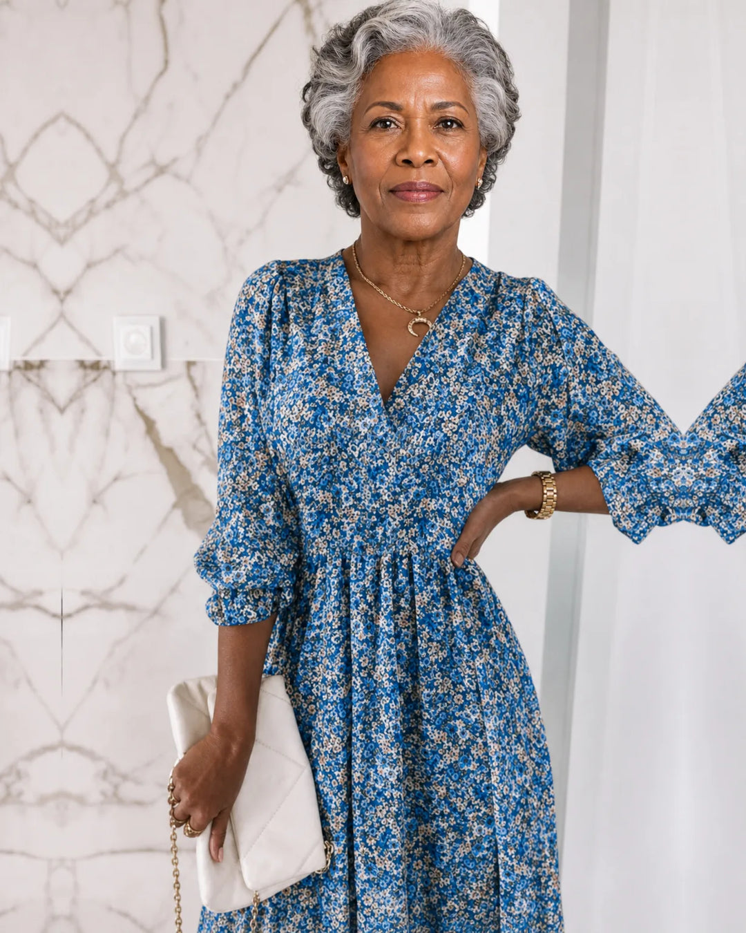 Sunna | Elegant Floral Dress