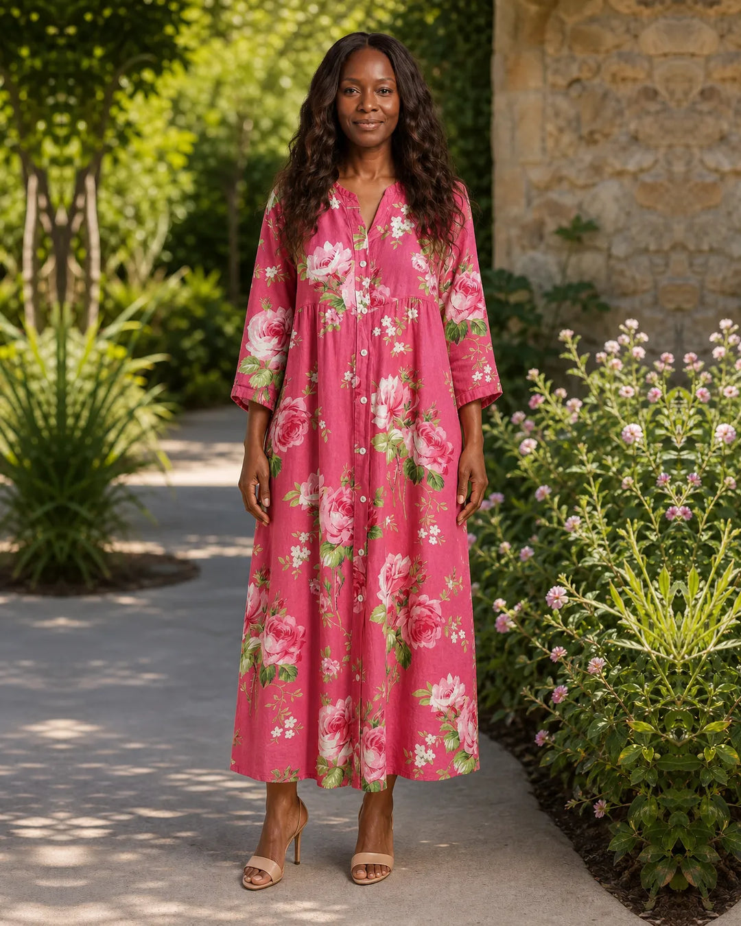 Ife | Art Floral Dress