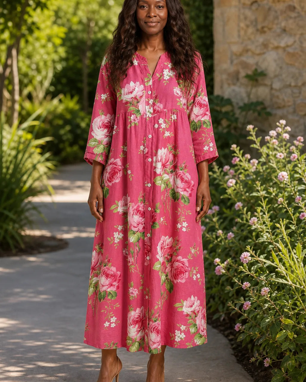 Ife | Art Floral Dress