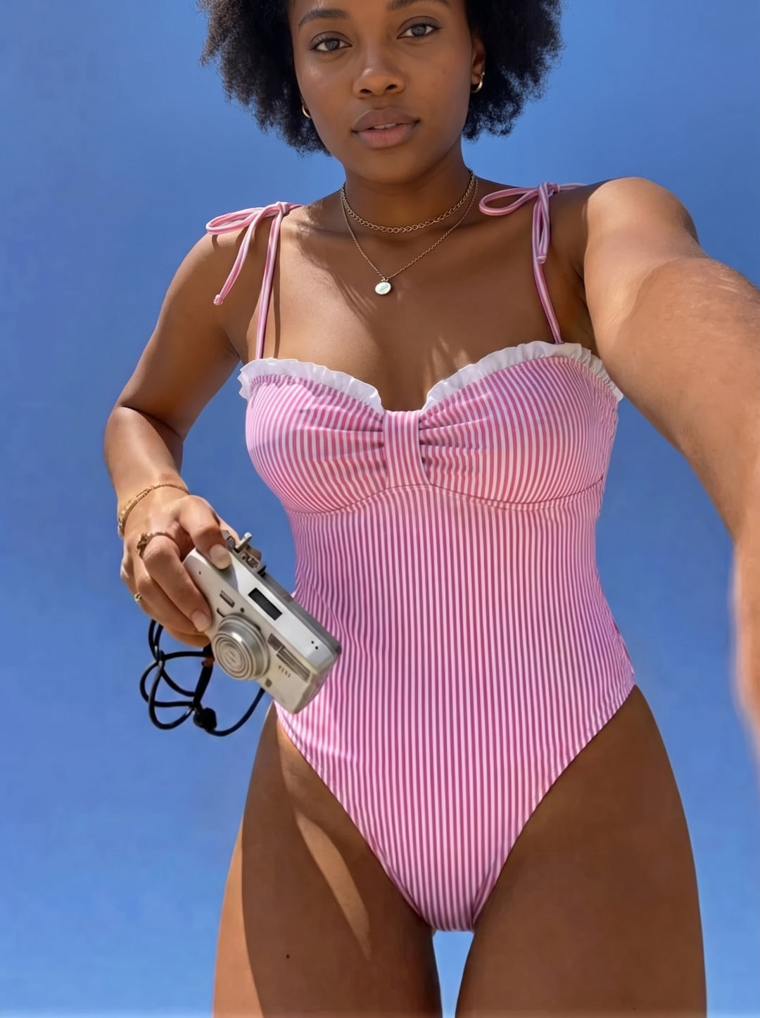 Amara | Shaping Swimsuit Stripes