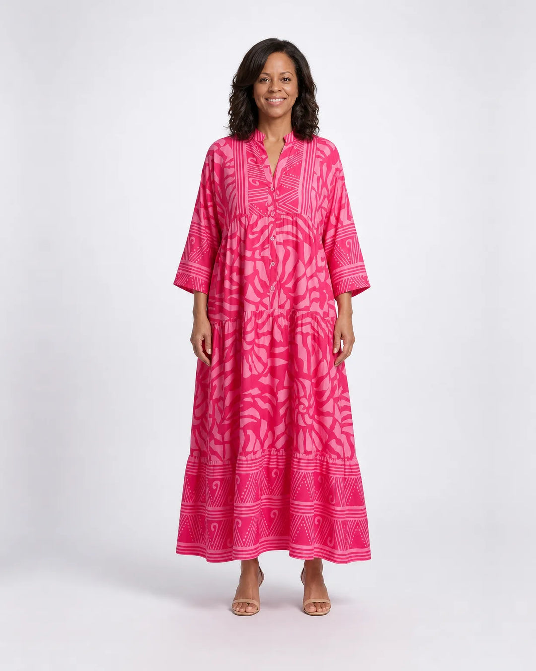 Marielle | Button Front Midi Dress