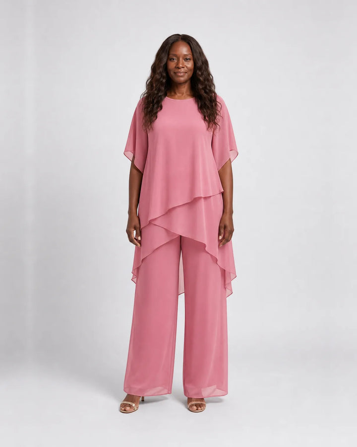 Roxina | Elegant Evening Party Pant Set