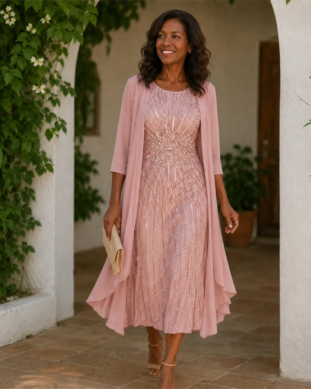 Claudia | Shimmering Occasion Two-Piece Set