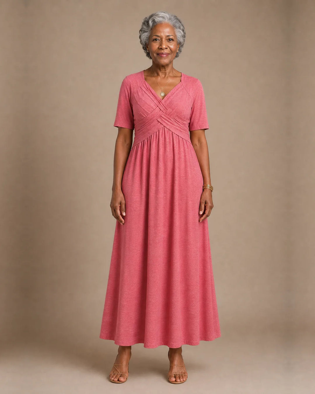 Angeli™ |  Elegant Midi Dress