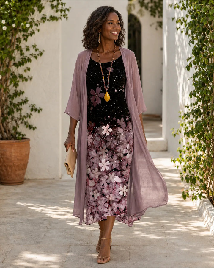 Antoinette | Floral Layered Two-Piece Set