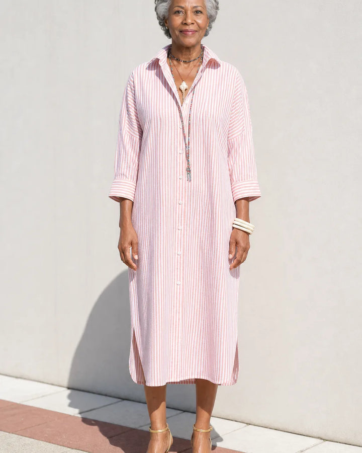 Sanaa | Timeless Striped Shirt Dress