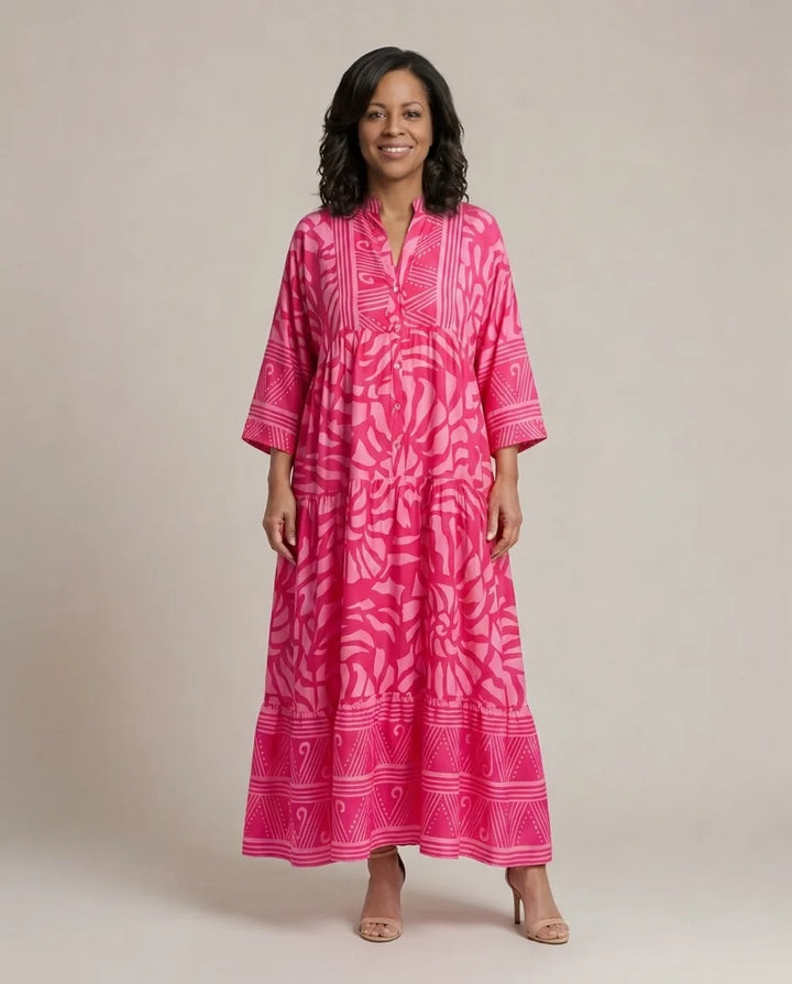 Marielle | Button Front Midi Dress