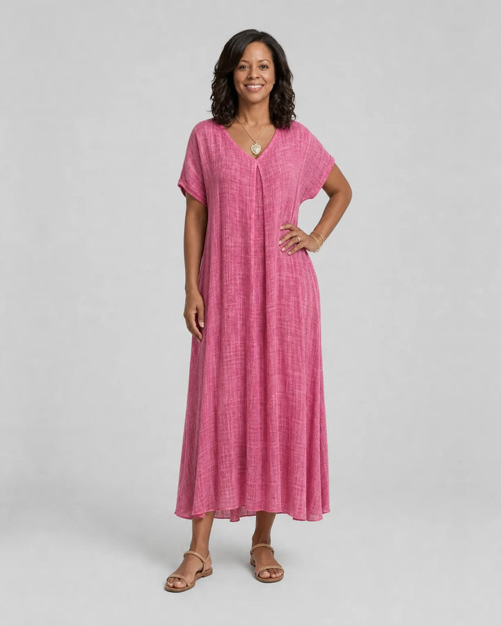 Imani | Loose-Fit V-Neck Dress