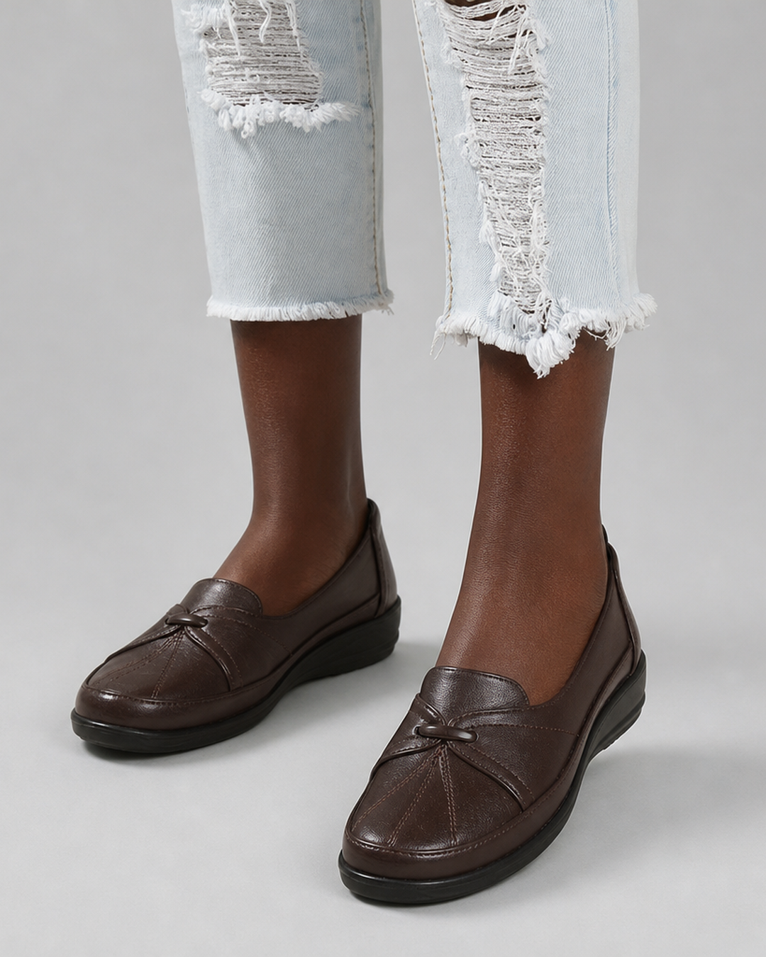 Elma | Knot Detail Comfort Loafers