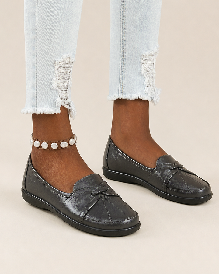 Elma | Knot Detail Comfort Loafers