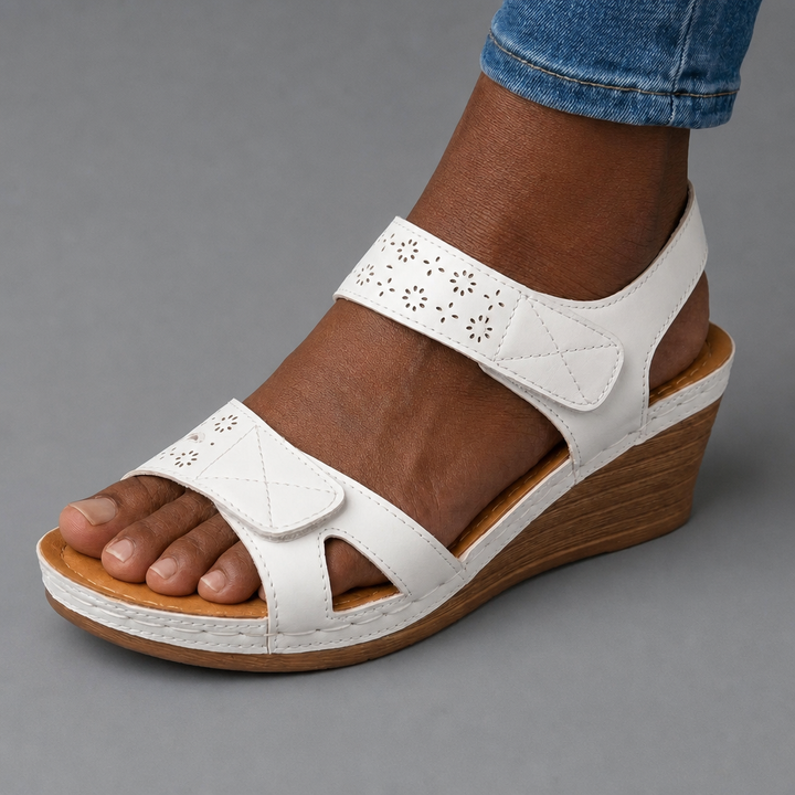 Prudy | Cushioned Wedge Sandals