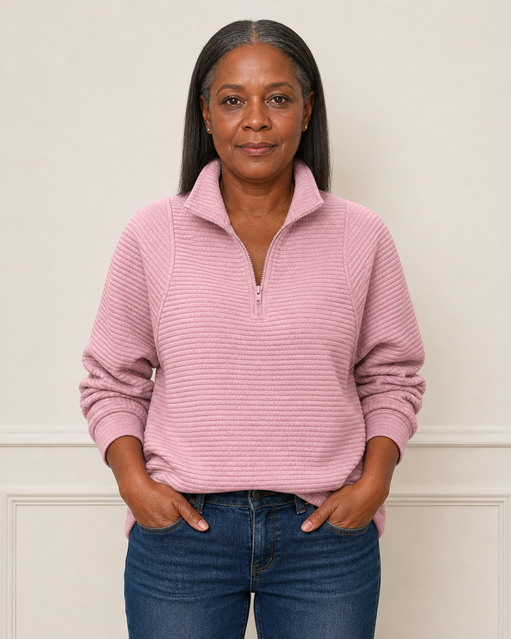 Pullover | met halve rits
