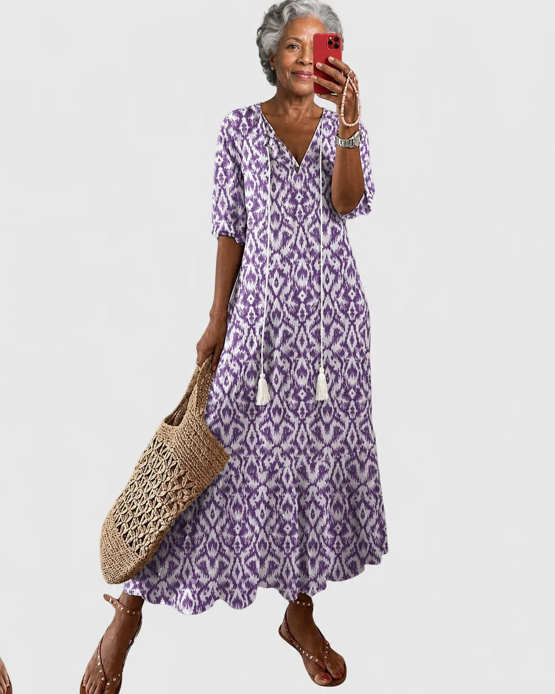 Amalia | Boho Vintage Maxi Dress
