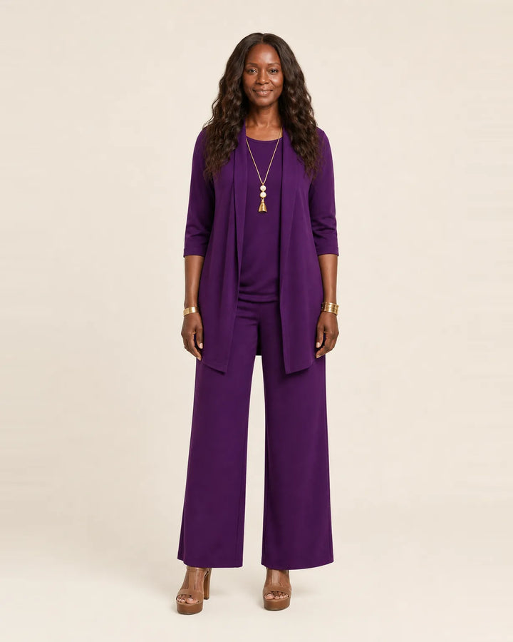 Vivienne | Minimalist 3-Piece Set — Purple