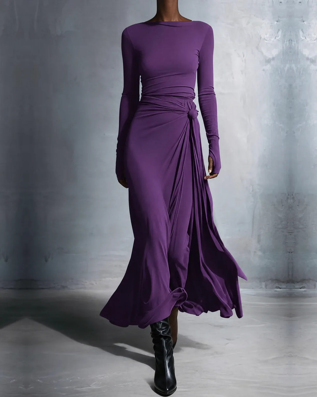 Naiara ❘ Maxi dress with side knot
