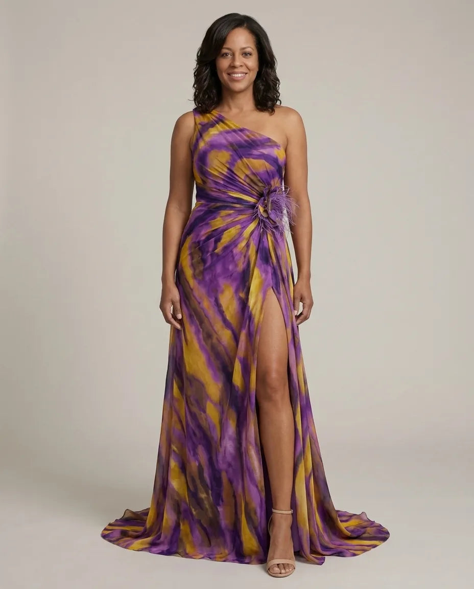 Cora | Vibrant Draped Dress