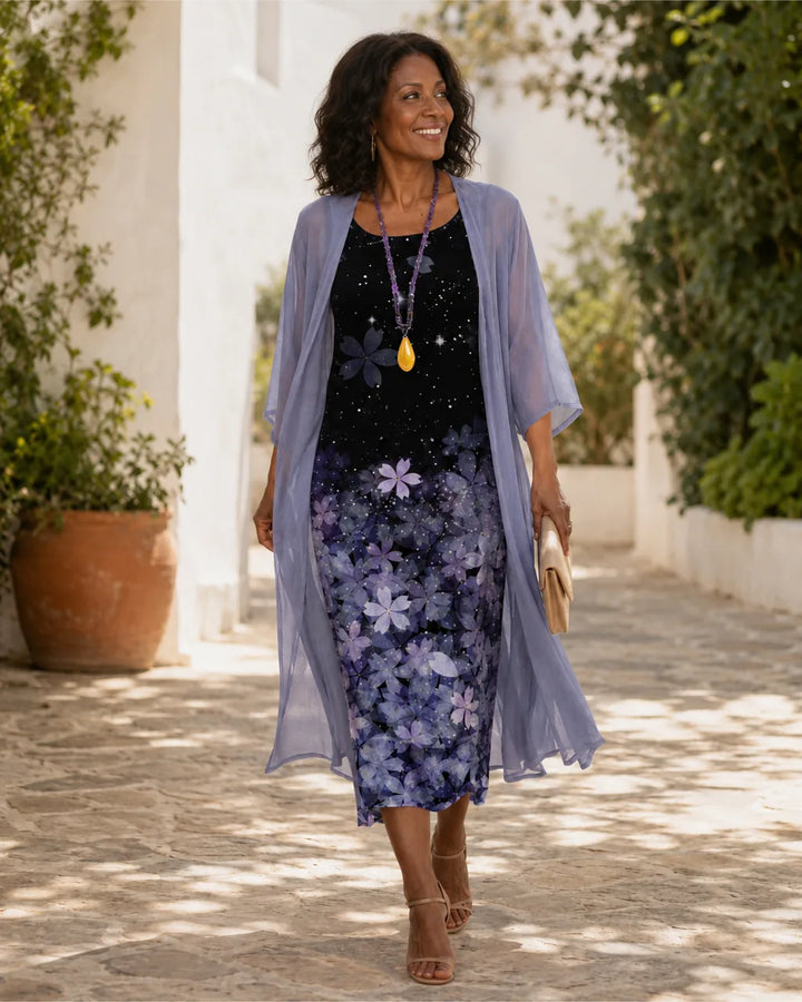 Antoinette | Floral Layered Two-Piece Set