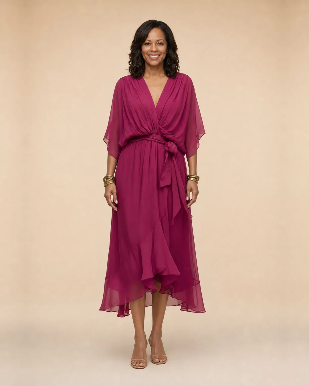 Monica | V-neck dress