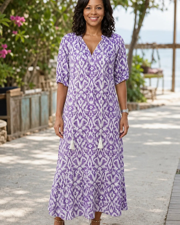 Aaliyah | Boho Vintage Summer Maxi Dress