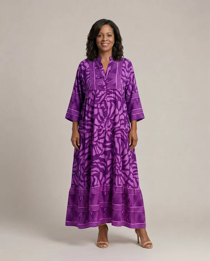 Marielle | Button Front Midi Dress