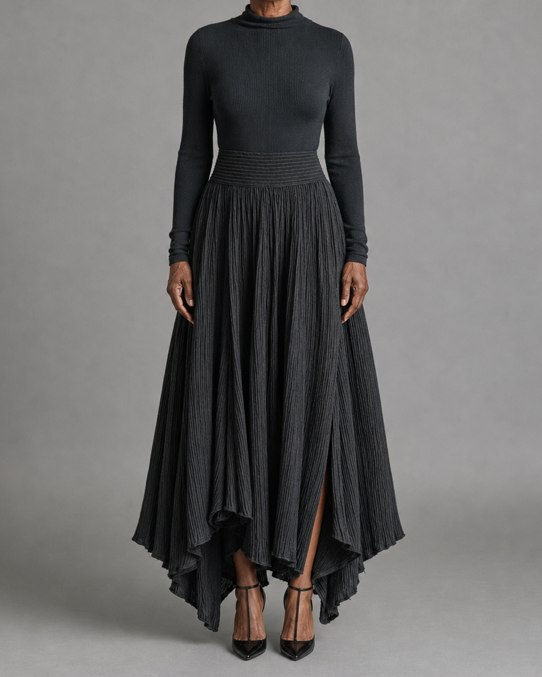 Ilene | High Waist Maxi Dress